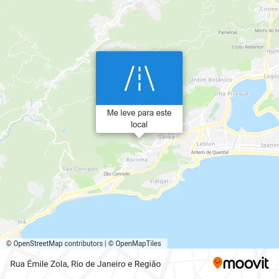 Rua Émile Zola mapa