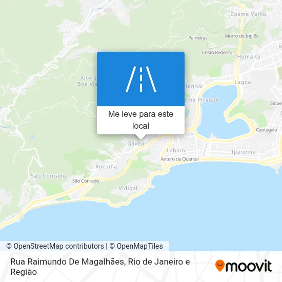 Rua Raimundo De Magalhães mapa