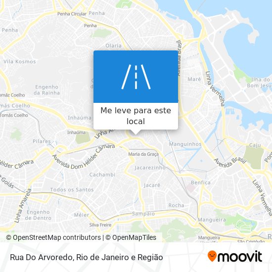 Rua Do Arvoredo mapa