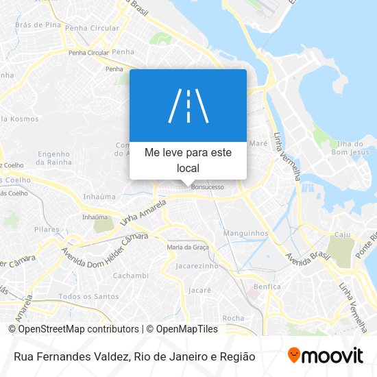 Rua Fernandes Valdez mapa