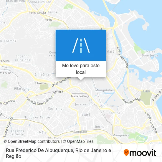 Rua Frederico De Albuquerque mapa