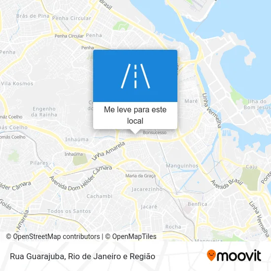 Rua Guarajuba mapa