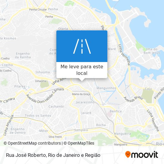 Rua José Roberto mapa