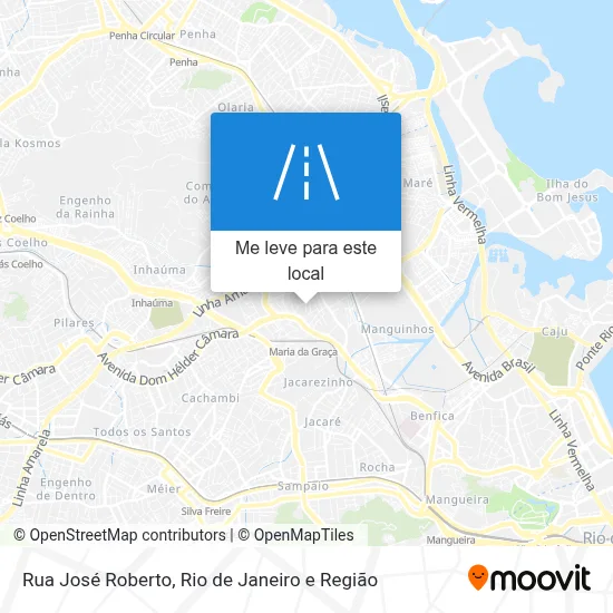 Rua José Roberto mapa