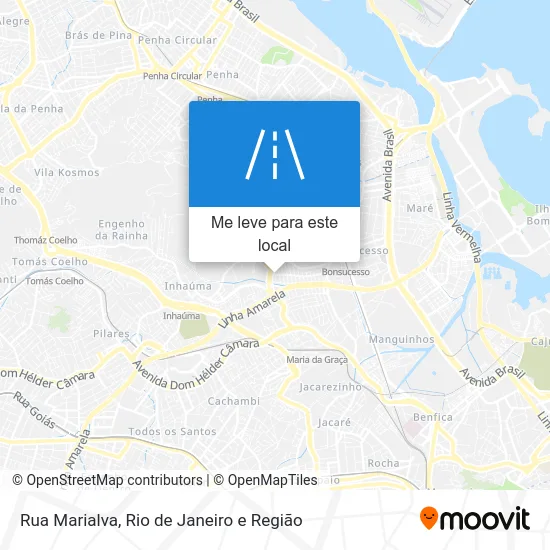 Rua Marialva mapa