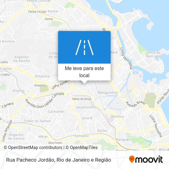 Rua Pacheco Jordão mapa