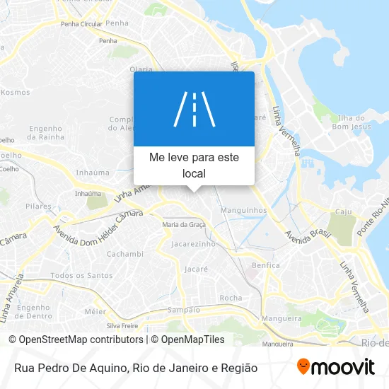 Rua Pedro De Aquino mapa