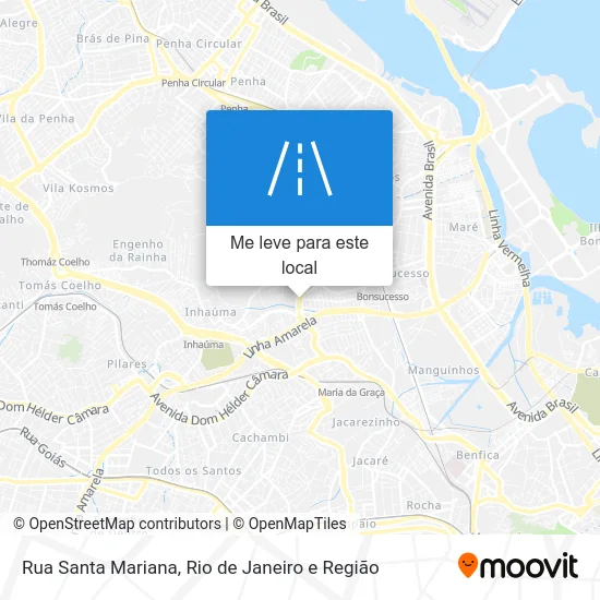 Rua Santa Mariana mapa