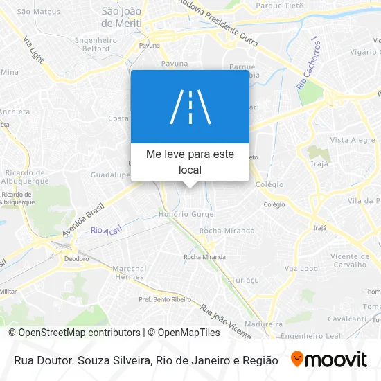 Rua Doutor. Souza Silveira mapa