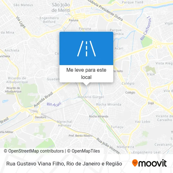 Rua Gustavo Viana Filho mapa