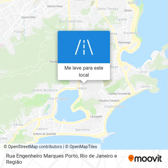 Rua Engenheiro Marques Porto mapa