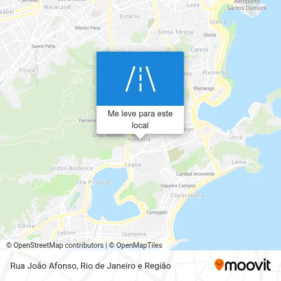 Rua João Afonso mapa