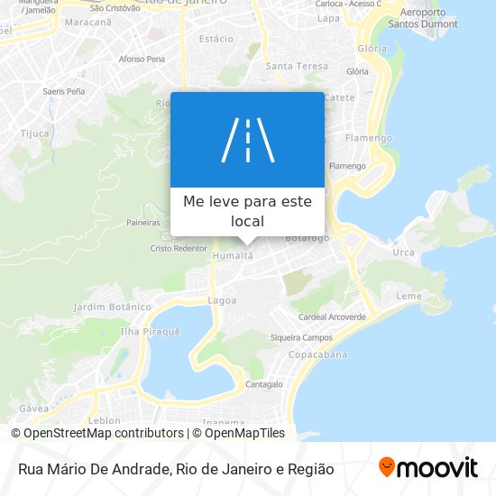 Rua Mário De Andrade mapa