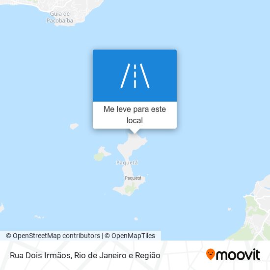 Rua Dois Irmãos mapa