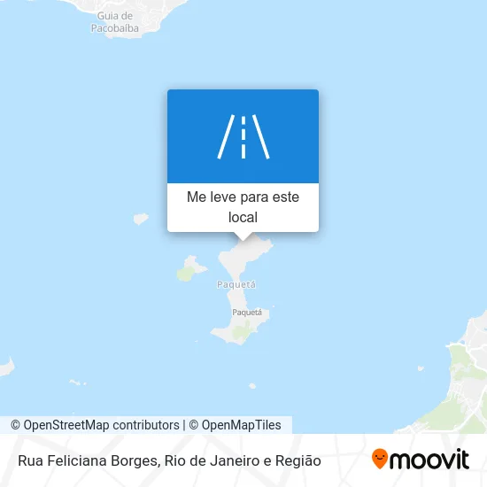 Rua Feliciana Borges mapa