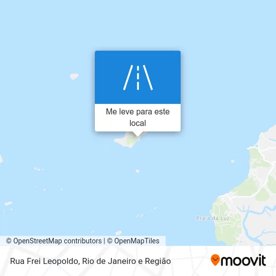 Rua Frei Leopoldo mapa