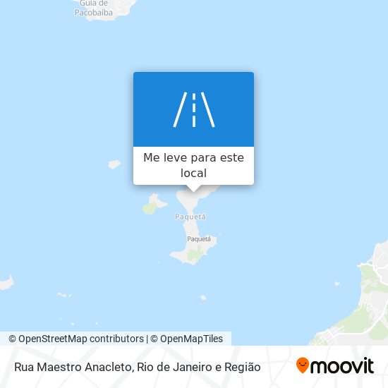 Rua Maestro Anacleto mapa