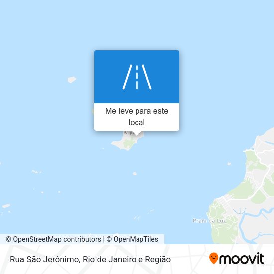 Rua São Jerônimo mapa