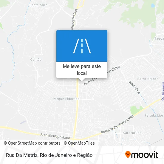 Rua Da Matriz mapa