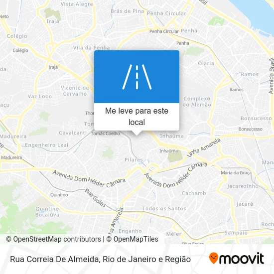 Rua Correia De Almeida mapa