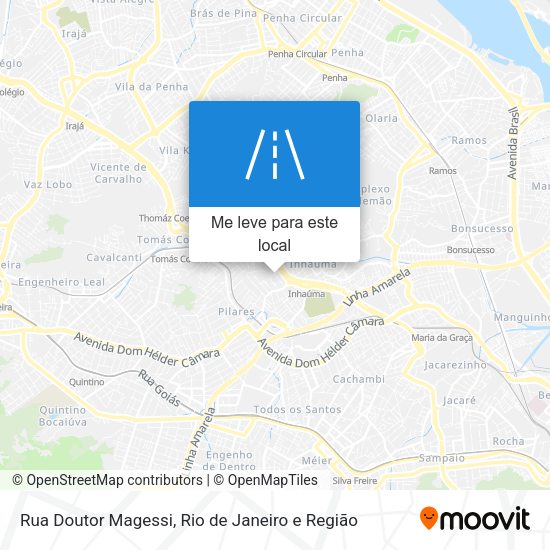 Rua Doutor Magessi mapa