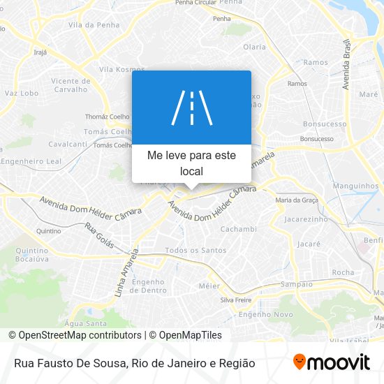 Rua Fausto De Sousa mapa