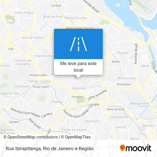 Rua Ibirapitanga mapa