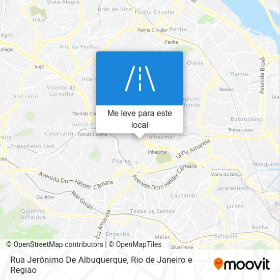 Rua Jerônimo De Albuquerque mapa