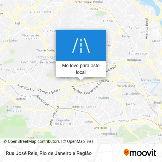 Rua José Reis mapa