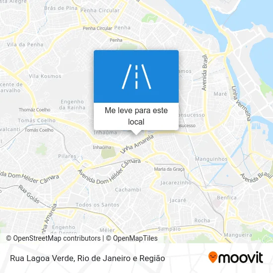 Rua Lagoa Verde mapa