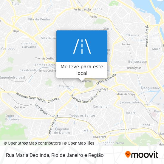 Rua Maria Deolinda mapa