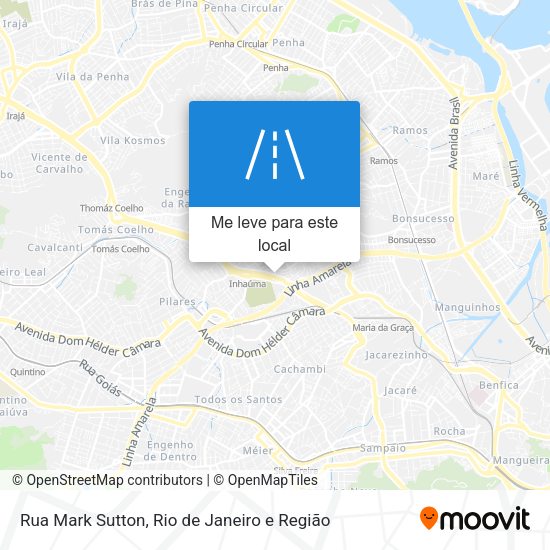 Rua Mark Sutton mapa