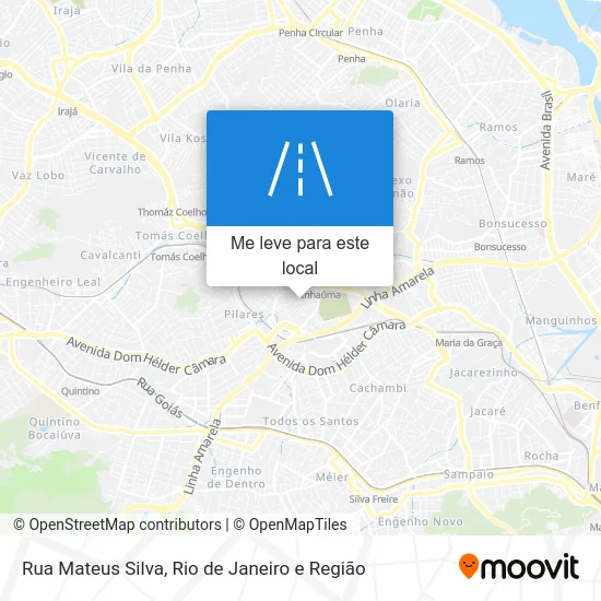 Rua Mateus Silva mapa