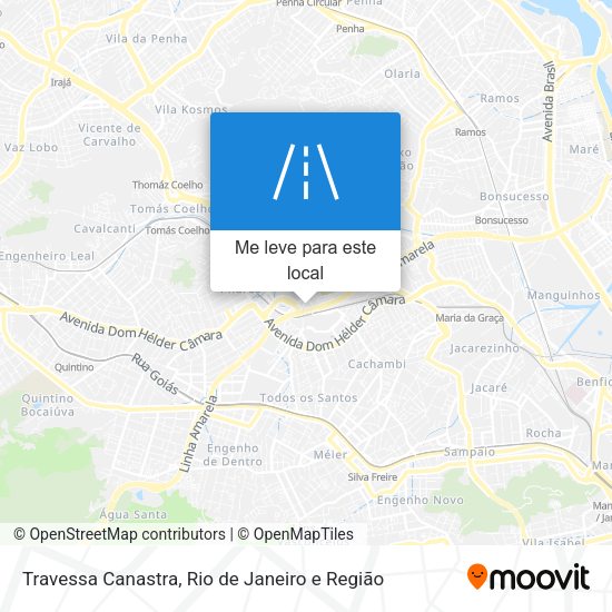 Travessa Canastra mapa