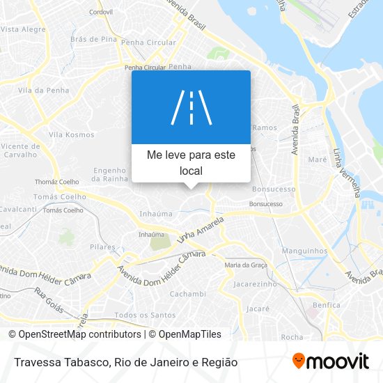 Travessa Tabasco mapa