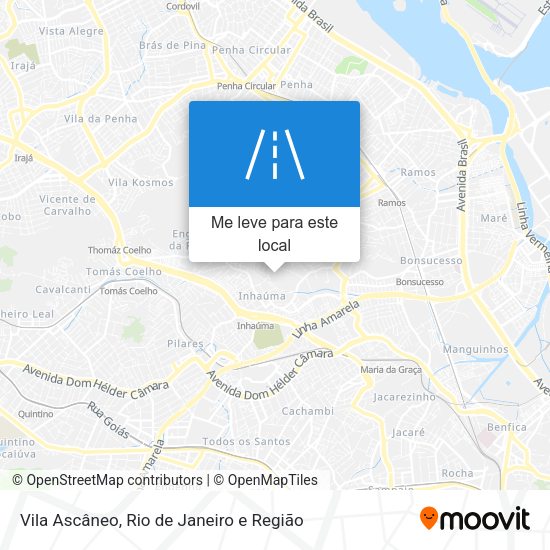 Vila Ascâneo mapa