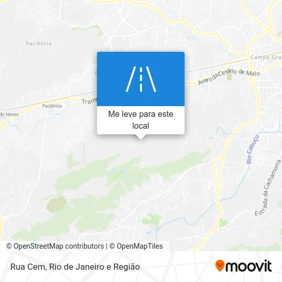 Rua Cem mapa