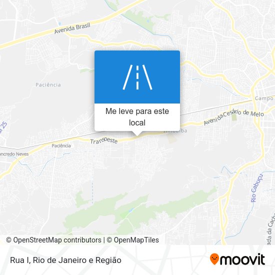 Rua I mapa