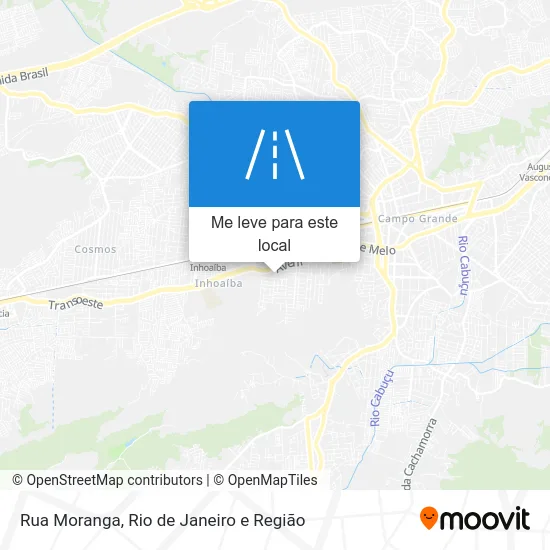 Rua Moranga mapa