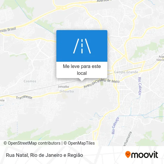 Rua Natal mapa