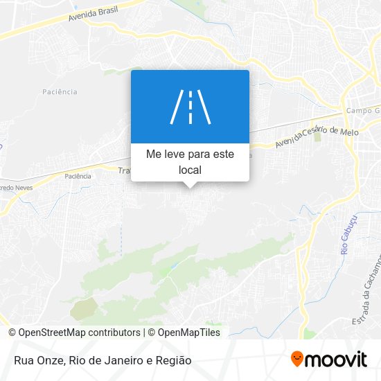 Rua Onze mapa