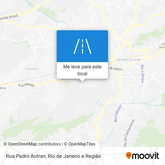 Rua Pedro Autran mapa