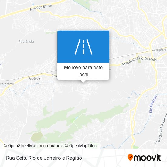 Rua Seis mapa