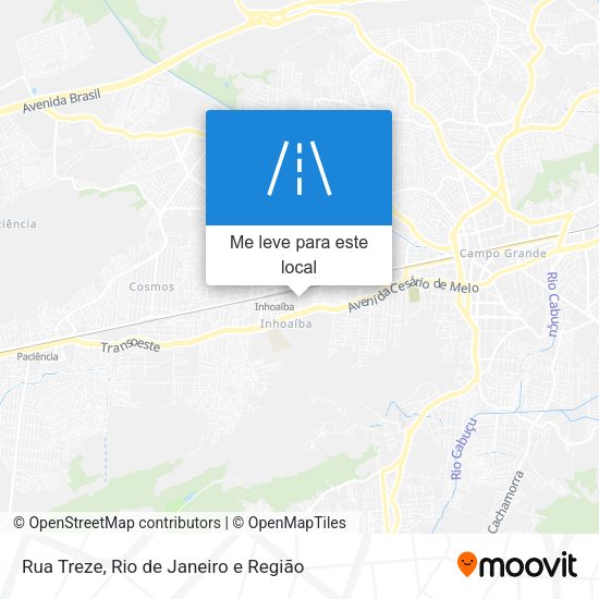 Rua Treze mapa
