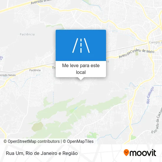 Rua Um mapa