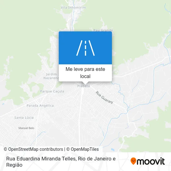 Rua Eduardina Miranda Telles mapa