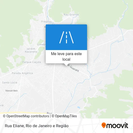 Rua Eliane mapa