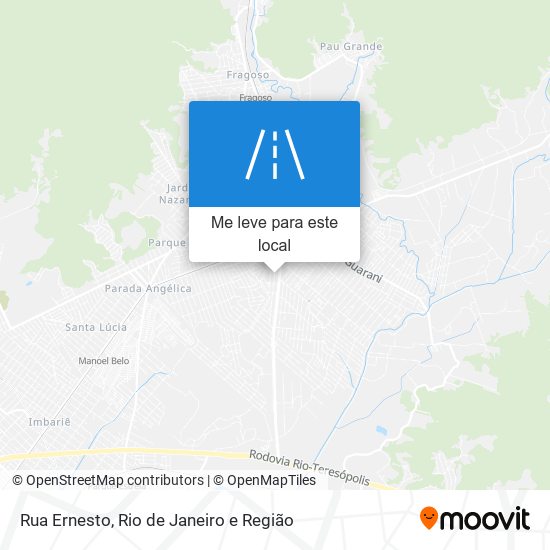 Rua Ernesto mapa