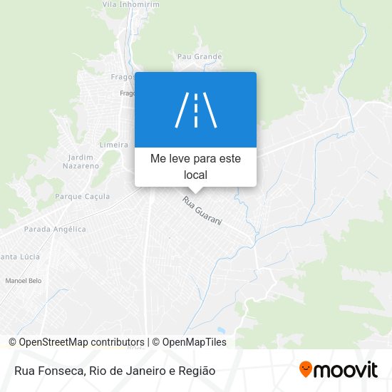 Rua Fonseca mapa