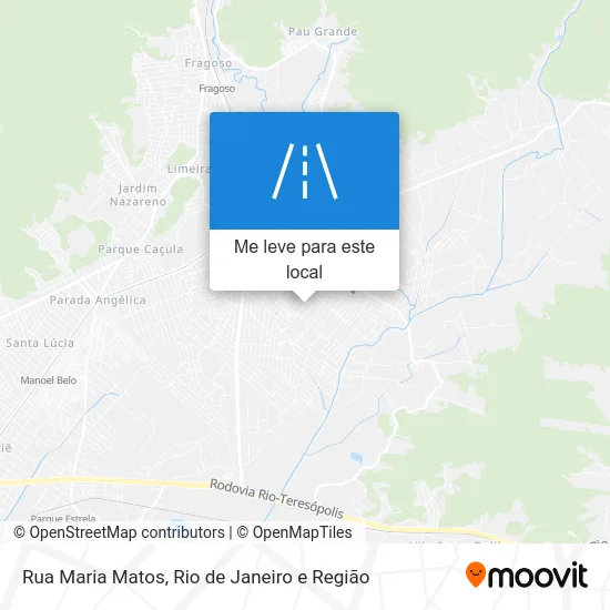 Rua Maria Matos mapa